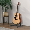 thumbnail image 3 of LCOKEIY Foldable Guitar Stand for Acoustic, Electric, Bass, Ukulele, Banjo - Non-Slip Rubber & Foam Arm, 3 of 10