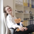thumbnail image 3 of Oso de Doctor de peluche, lindo oso de Doctor de peluche, abrigo, muñeco de animal para estudiantes de medicina, médicos y niños, 3 of 8