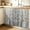 Gray, variant on Dark Grey White Small Sink Skirt 10"Wx11"L,Dustproof Under Sink Curtain with Self Adhesive Tape,Farmhouse Ombre Color Modern Simple Cabinet Curtain Cover for Bathroom Vanity,Kitchen Storage Shelf,RV