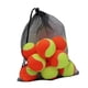 thumbnail image 3 of 12 pelotas de tenis de entrenamiento portátiles de 6,35 cm de diámetro para mascotas y perros. Naranja Amarillo, 3 of 9