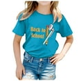 8QIDA Boy Shirts Size 10 12 Baseball School Girls T Shirt Summer Kids