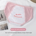 thumbnail image 3 of SILVERCELL Teen Girls Cotton Underwear Hipster Briefs Undies Period Panties for 10-18T Teenager Big Girls, Pack of 1, 3 of 6