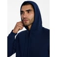 thumbnail image 4 of Athletic Works Men's & Big & Tall Men's Fleece Hoodie Sweatshirt, Sizes XS-4XLT, 4 of 5