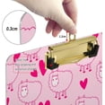 thumbnail image 4 of Coolnut Sheep Clipboard, Acrylic Standard A4 Letter Size Clip Board with Low Profile Clip for Office, Classroom, Doctor, Nurse and Teacher, 12.5"x9", 4 of 7