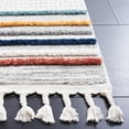 thumbnail image 3 of SAFAVIEH Marrakesh Shannen Striped Polyester Runner Rug, Ivory/Multi, 2'2" x 8', 3 of 8