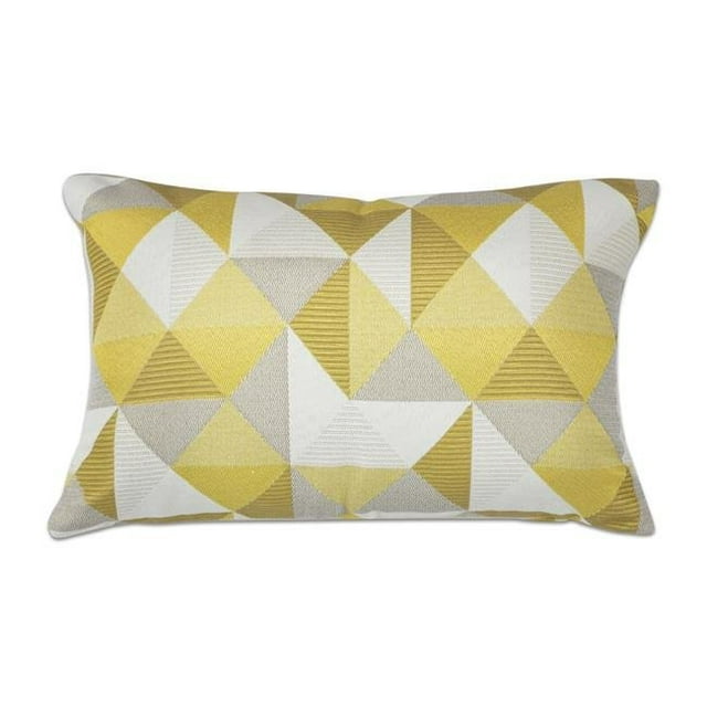 Pacifica Jeter Oreiller par Astella en Jaune Ruskin