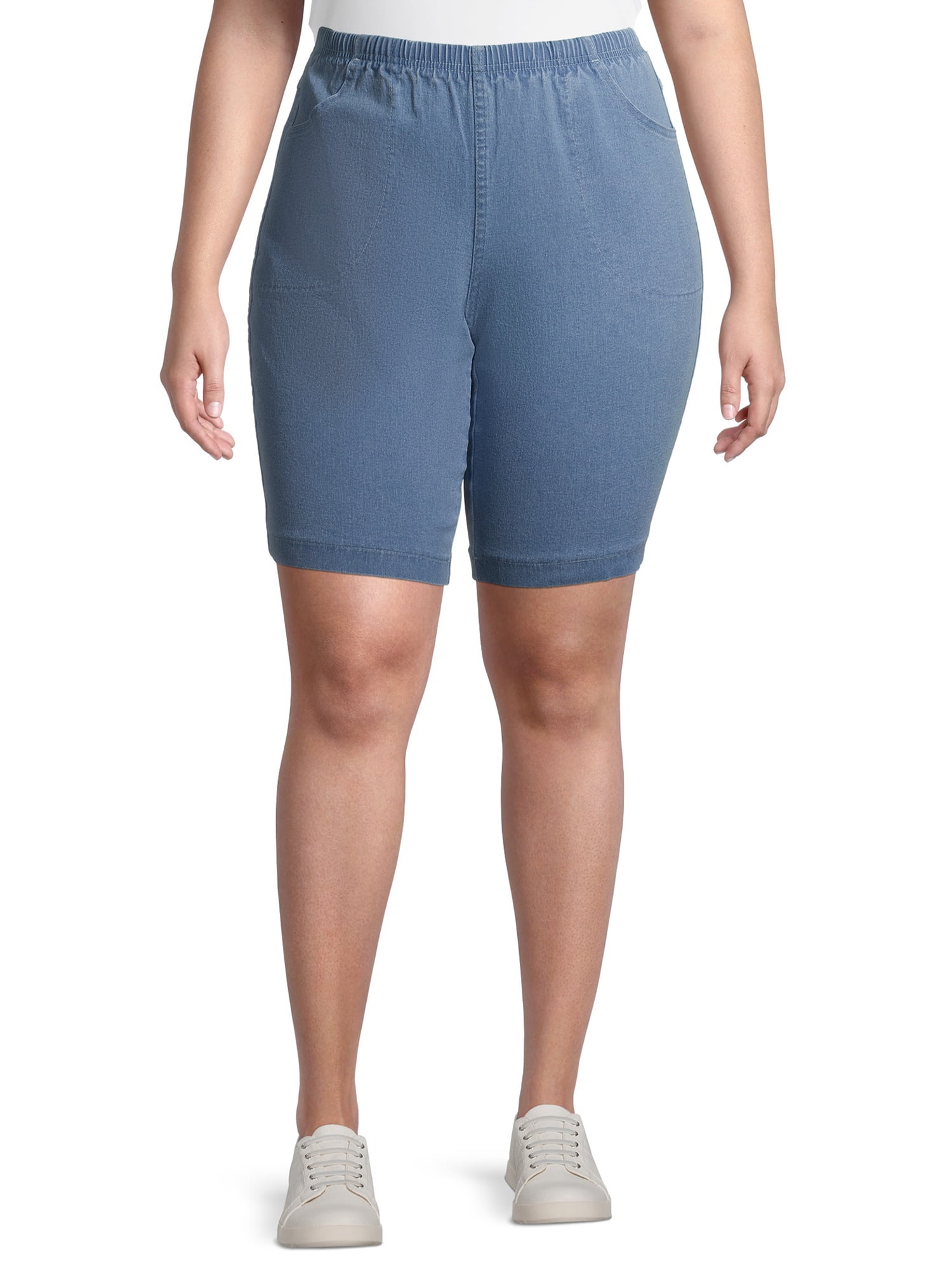 Just My Size Just My Size Women's Plus Size 4Pocket PullOn Bermuda