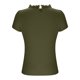 thumbnail image 5 of Chaqueta para mujer,Blusa informal de manga corta para mujer, cuello redondo, botones, poliéster, color liso, ideal para uso diario y en casa, sopatenor, 5 of 8