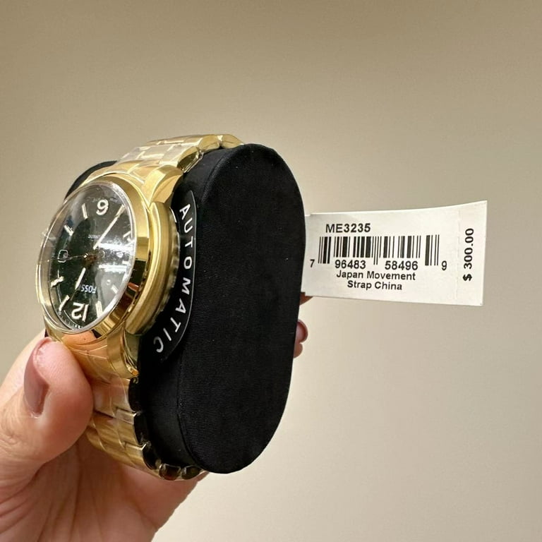 Fossil Heritage Gold-Toned Quartz Green Dial Ladies Wrist Watch  