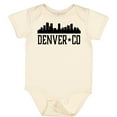 thumbnail image 3 of Inktastic Denver Colorado City Skyline Boys or Girls Baby Bodysuit, 3 of 5
