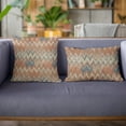 thumbnail image 3 of Plutus 20" x 30" Wave Chevron Luxury Throw Pillow in Multi-Color, 3 of 9
