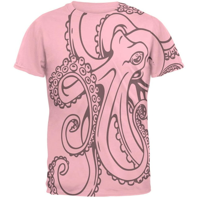 Octopus Outline Mens T Shirt