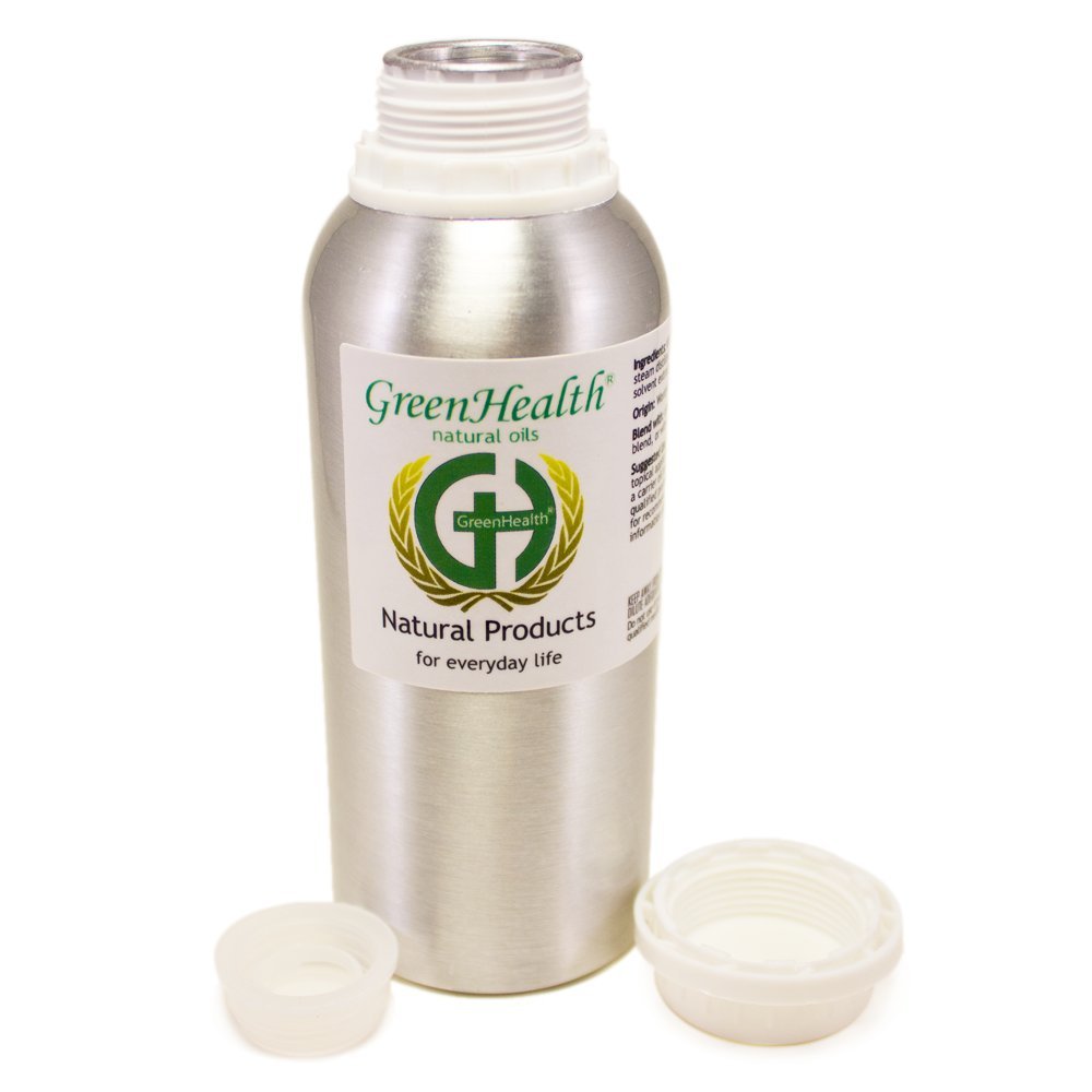 GreenHealth Lavender 40-42 – 8 fl oz (237 ml) Aluminum Bottle w/Plug Cap – 100% Pure Essential Oil