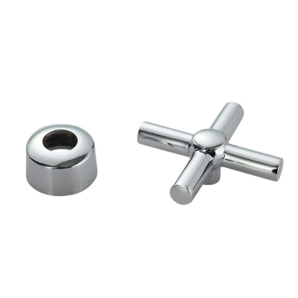 Manija de repuesto para grifo de lavabo con disco cerámico / Volante Manija cruzada de la válvula doble