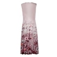 thumbnail image 6 of Ruyang Summer Maxi Dress,2024 Womens Elegant Wrap V Neck Sleeveless Maxi Dress,Trendy Boho Floral Dress Beach Sundress, 6 of 6