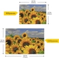 thumbnail image 4 of FREEAMG Jigsaw Puzzles for Adults 1000 Pieces Sunflower Field Against Blue Sky with Clouds Puzzle Buffalo Games, 4 of 6