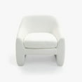 thumbnail image 4 of Set of 2 Modern Boucle Fabric Accent Chairs for Living Room and Bedroom, Ergonomic Design and High Comfort, 4 of 8