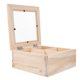 thumbnail image 3 of Wooden Divided Tea Bag Storage Box Coffee Bag Holder Tea Bag Organizer with Clear Window, 3 of 3