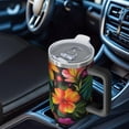 thumbnail image 6 of OBREWU Pioneer Flower Tumbler with Handle and Lid,Pioneer Flower 40oz Double Wall Vacuum Insulated Tumbler,Cups Gift for Women and Men, 6 of 7