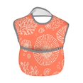 thumbnail image 2 of Susaid Beautiful Corals Print Bibs for Babies Toddlers Adjustable Waterproof Free Soft Durable Bibs for eating with Large Pocket Food Catcher, 2 of 8