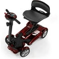 thumbnail image 2 of EV Rider Transport AF 4W - Lightweight Automatic Folding Mobility Scooter - Metallic Red, 2 of 9