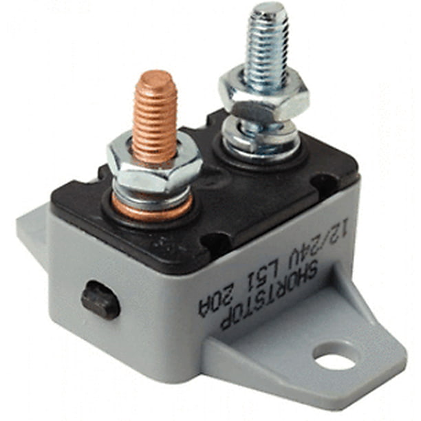 30 AMP Manual Reset Circuit Breaker 12v/24v Boat Accessory Trolling