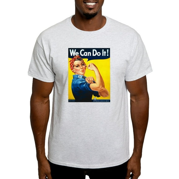 CafePress - Rosie The Riveter We Can Do It! Light T Shirt - Light T-Shirt - CP
