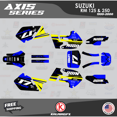 Kalair GFX Graphics Kit for Suzuki RM125 (1999-2000) Axis Series