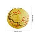 thumbnail image 3 of BAOPAI Paper Lanterns Classical Traditional Solid Color Lampshade Spring Decoration Lanterns Courtyard Decoration, 3 of 6