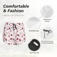 thumbnail image 4 of Balery Valentine's Day Pantalones cortos deportivos para mujer con forro y dos bolsillos, elásticos, para entrenamiento, gimnasio, yoga-Medium, 4 of 7