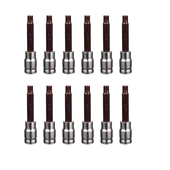 Speravity Llave de vaso de accionamiento de 1/2 pulgadas y 99mm, adaptador resistente al desgaste resistente al óxido, H14, brocas hexagonales, Herramientas y ferretería 99 mm/H8/0.13 kg Speravity TO011729-03