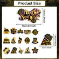 thumbnail image 6 of Happy New Year Party Decoration 2025 New Year’s Eve Party Decorations Supplies Include Banner Cake Topper Cupcake Toppers, 6 of 8