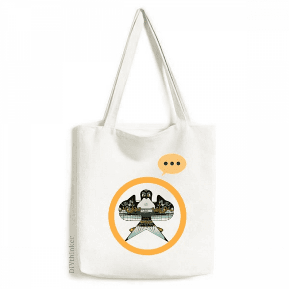 Kite Chinese Traditional Culture Pattern Expression Sack Canvas Tote Shoulder Bag