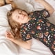 thumbnail image 5 of Balery Mushroom With Snails Conjunto de Pijama Infantil de Manga Corta con Estampado – Ropa de Dormir de Algodón Suave-Large, 5 of 6