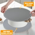 thumbnail image 1 of Youkk 2pcs Large Silicone Mat Heat Resistant Placemat Food Grade Protection Easy To Clean Waterproof Food Mat Grey 1Set, 1 of 6
