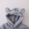 thumbnail image 5 of Jamsmile Toddler Boys Outfits Sets Winter Fuzzy Cozy Bear Long Sleeve With Pockets Lined Loungewear Two Piece Homewear, 5 of 9