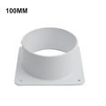 thumbnail image 5 of Exhaust Pipe Connector Flange Straight Ventilation Pipe Plastic Air Vent Duct Outlet Adapter Vents Air Conditioning Ducting Tool, 5 of 10