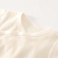thumbnail image 4 of Mifsaly Newborn Baby Bodysuit Short Sleeve Ribbed Cotton Bodysuits Infant Soft Breathable Daily Outfits, 4 of 9