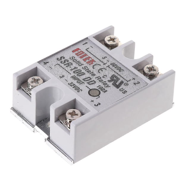 3NH® 24V-440V 80A 250V SSR-80 DA Solid State Relay Module 3-32V DC To AC