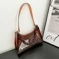 thumbnail image 6 of Women Ladies Summer PVC Clear Purse Shoulder Bag Jelly Bags Underarm Bags Handbags TRANSPARENT, 6 of 8