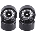 thumbnail image 3 of 4PCS 1.9Inch Metal Beadlock Wheel Hub Rim for 1/10 RC Crawler Car TRX4 Axial SCX10 RedCat Gen8,Silver 14, 3 of 8