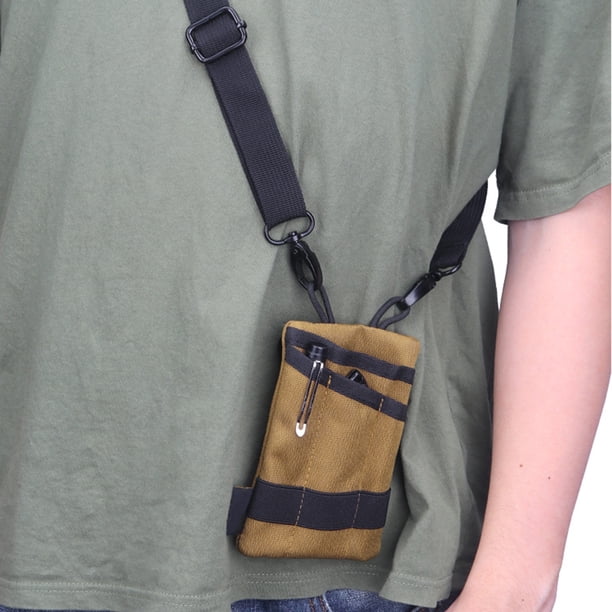 Estuche para tarjetas, billetera, mini billetera, llavero, bolígrafo, riñonera para exteriores, mini bolsa de primera línea