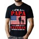 thumbnail image 1 of VIntage American I'm A Papa And Veteran Nothing Scares Me Theme Men's T - Shirt, 100% Cotton, Gift for Father, S - XXXL, Black Tee For Adult, Men, Women, Teen, Teenager, Adolescent, Youth, 1 of 8