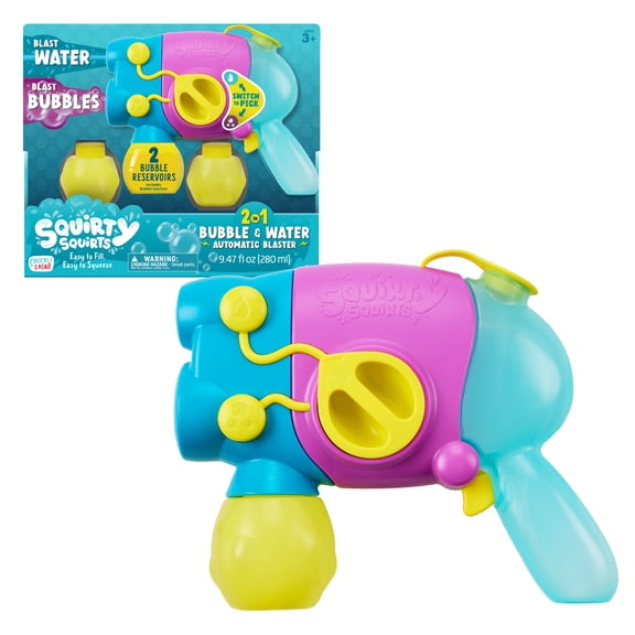 Chuckle & Roar 2-in-1 Bubble & Water Electric Blaster for Children Ages 3 , by Buffalo Games
