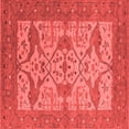 thumbnail image 1 of Ahgly Company Indoor Square Oriental Red Industrial Area Rugs, 4' Square, 1 of 4