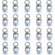 thumbnail image 1 of 20 Pieces Metal Pulley Wheel, Curtain Pulley, Sliding Curtain Hook, Curtain Rail Pulley, Curtain Rail Rollers, Shower Curtain Rail Rollers, for Curtai, 1 of 5