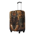 thumbnail image 2 of Uemuo Tiger In The Fallen Leaf Forest Printed Washable Luggage Cover - Fashion Suitcase Protector Fits 18-32 Inch Luggage -Medium, 2 of 9