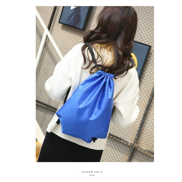 Personalised drawstring pe bag sale