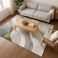 thumbnail image 7 of Addison Rugs Mayfield Premium Machine Washable Transitional Swirls Gray Rectangle Rug, 10' X 14' Machine Washable Transitional Swirls Gray Oversized Sherpa Throw Blanket, 7 of 7