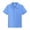 09# Blue, variant on Girls Polo Uniform Shirt Summer Slim Fit Short Sleeve Comfy Collared Shirts for Girls Back to School Outfit,Dark Purple 130